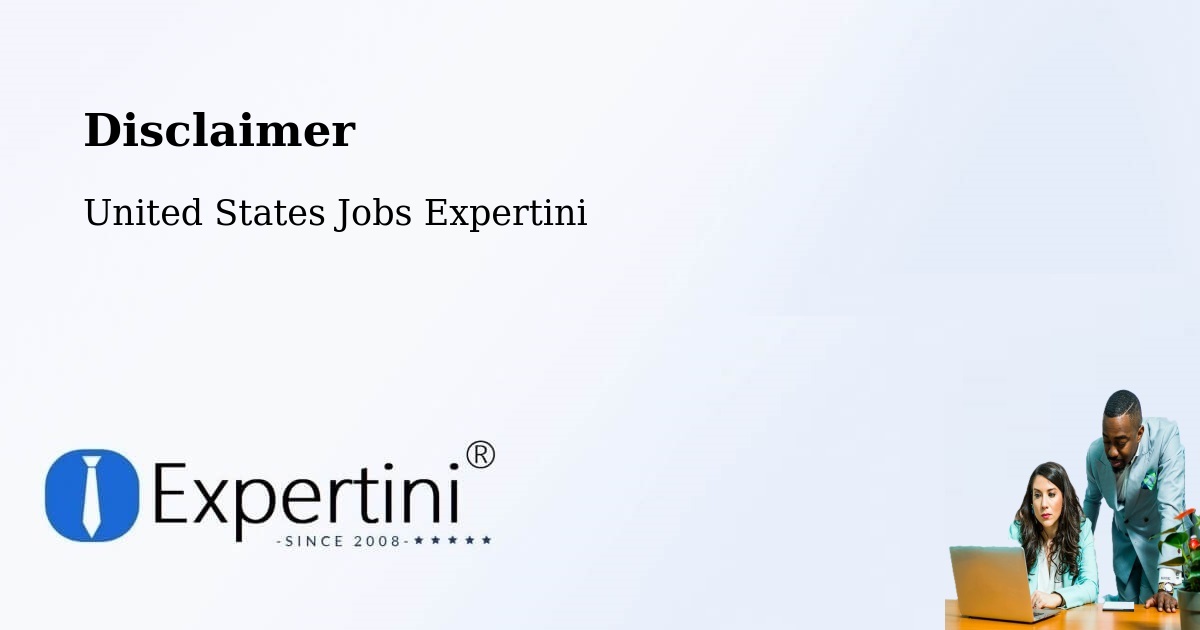 Disclaimer – Wildomar - United States Jobs Expertini